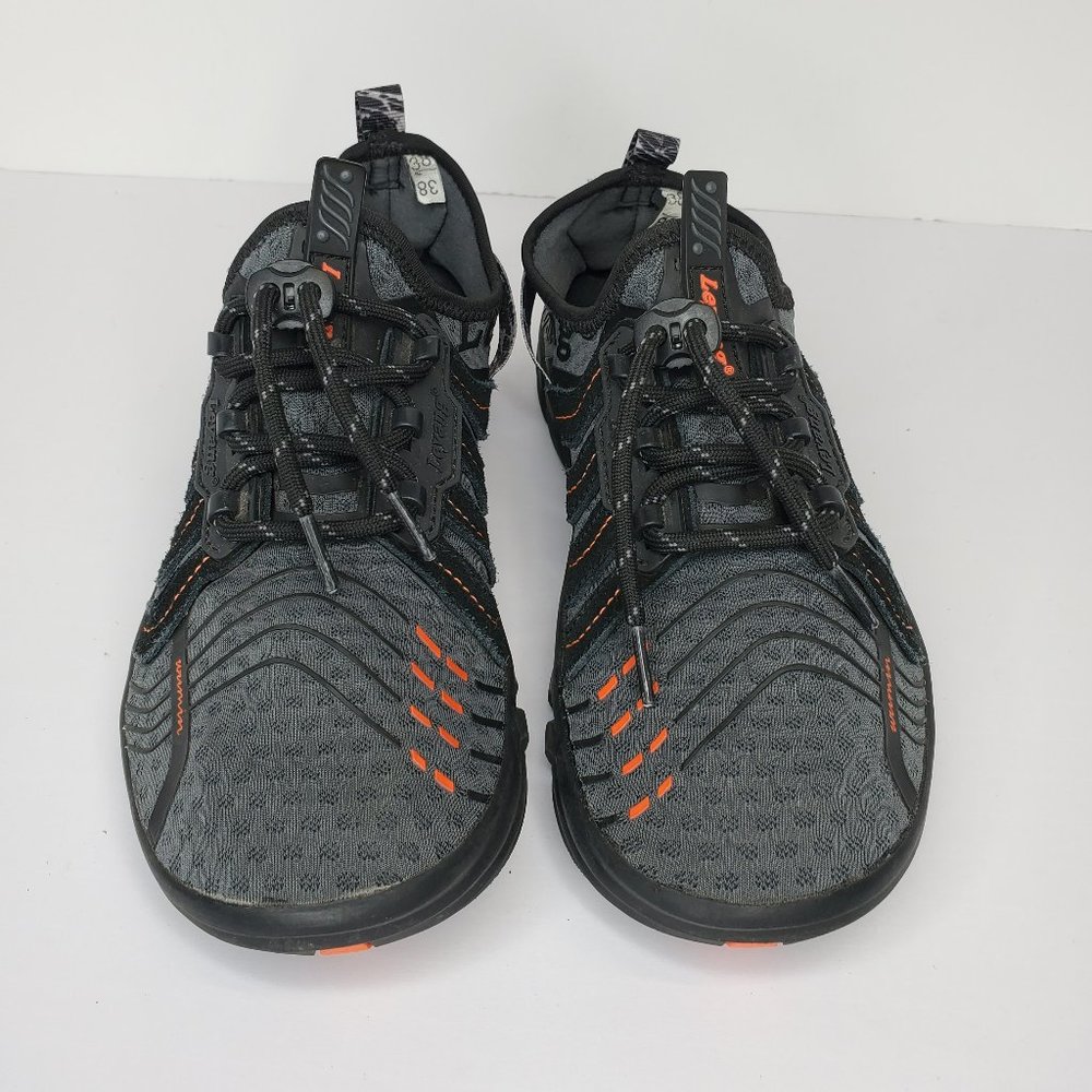 Leyang Hiking Water Shoes US Mens Size 11 Eur Size 45 Gray Black. Good used cond